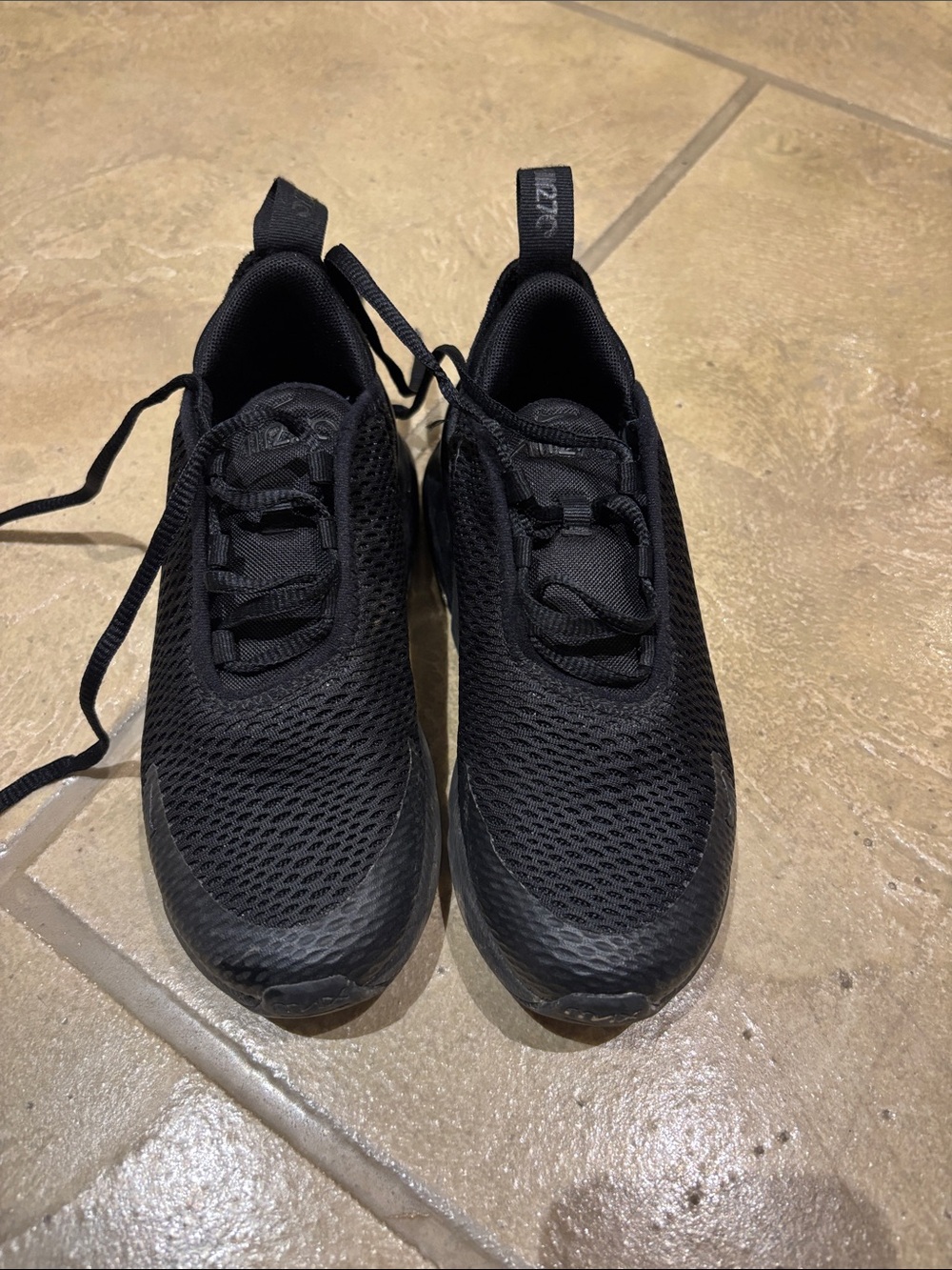 Kids air max 270 black sneakers